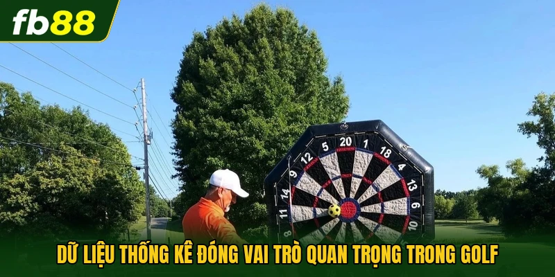 Dữ liệu thống kê đóng vai trò quan trọng trong golf